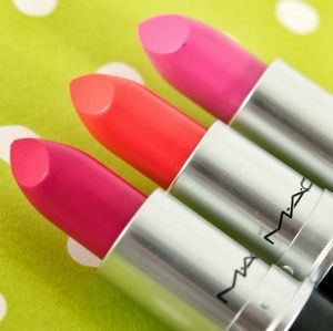 LE MAC x shop mac cook mac lipsticks